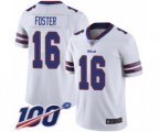 Buffalo Bills #16 Robert Foster White Vapor Untouchable Limited Player 100th Season Football Jersey