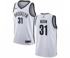 Brooklyn Nets #31 Jarrett Allen Swingman White NBA Jersey - Association Edition