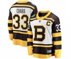 Boston Bruins #33 Zdeno Chara White 2019 Winter Classic Fanatics Branded Breakaway NHL Jersey