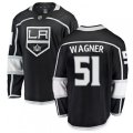 Los Angeles Kings #51 Austin Wagner Authentic Black Home Fanatics Branded Breakaway NHL Jersey