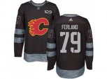 Calgary Flames #79 Michael Ferland Black 1917-2017 100th Anniversary Stitched NHL Jersey