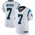 Carolina Panthers #7 Harrison Butker White Vapor Untouchable Limited Player NFL Jersey