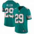 Miami Dolphins #29 Nate Allen Aqua Green Alternate Vapor Untouchable Limited Player NFL Jersey