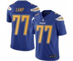 Los Angeles Chargers #77 Forrest Lamp Limited Electric Blue Rush Vapor Untouchable Football Jersey