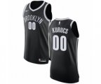 Brooklyn Nets #00 Rodions Kurucs Authentic Black NBA Jersey - Icon Edition