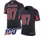 Arizona Cardinals #87 Maxx Williams Limited Black Rush Vapor Untouchable 100th Season Football Jersey