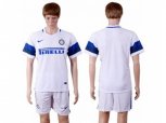 Inter Milan Blank White Away Soccer Club Jersey