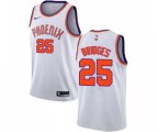 Phoenix Suns #25 Mikal Bridges Swingman White Basketball Jersey - Association Edition