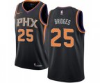 Phoenix Suns #25 Mikal Bridges Swingman Black Basketball Jersey Statement Edition