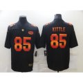 San Francisco 49ers #85 George Kittle Black colorful Nike Limited Jersey