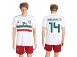 Mexico #14 Chicharito Away Soccer Country Jersey
