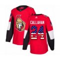 Ottawa Senators #24 Ryan Callahan Authentic Red USA Flag Fashion Hockey Jersey