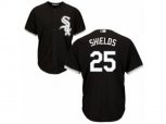 Chicago White Sox #25 James Shields Replica Black Alternate Home Cool Base MLB Jersey