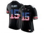 2016 US Flag Fashion Ohio State Buckeyes Ezekiel Elliott #15 College Football Limited Jersey - Black