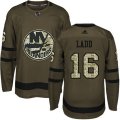 New York Islanders #16 Andrew Ladd Premier Green Salute to Service NHL Jersey