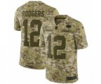 Green Bay Packers #12 Aaron Rodgers Limited Camo 2018 Salute to Service NFL Jersey