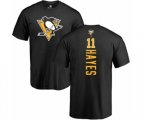 NHL Adidas Pittsburgh Penguins #11 Jimmy Hayes Black Backer T-Shirt