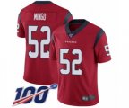 Houston Texans #52 Barkevious Mingo Red Alternate Vapor Untouchable Limited Player 100th Season Football Jersey