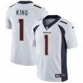 Denver Broncos #1 Marquette King White Vapor Untouchable Limited Player NFL Jersey