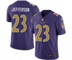 Baltimore Ravens #23 Tony Jefferson Limited Purple Rush Vapor Untouchable Football Jersey