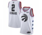 Toronto Raptors #2 Kawhi Leonard Swingman White 2019 All-Star Game Basketball Jersey