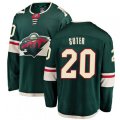 Minnesota Wild #20 Ryan Suter Authentic Green Home Fanatics Branded Breakaway NHL Jersey