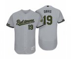 Baltimore Orioles #19 Chris Davis Gray 2017 Memorial Day Collection Flexbase Jersey