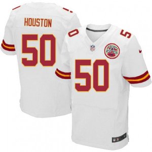 Kansas City Chiefs #50 Justin Houston White Vapor Untouchable Elite Player NFL Jersey