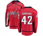 Washington Capitals #42 Martin Fehervary Fanatics Branded Red Home Breakaway NHL Jersey