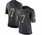 New England Patriots #7 Jake Bailey Limited Black 2016 Salute to Service Football Jersey