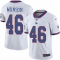 New York Giants #46 Calvin Munson Limited White Rush Vapor Untouchable NFL Jersey