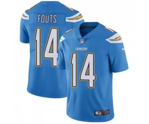 Los Angeles Chargers #14 Dan Fouts Electric Blue Alternate Vapor Untouchable Limited Player Football Jersey