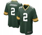 Green Bay Packers #2 Mason Crosby Game Green Team Color Football Jersey