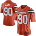 Cleveland Browns #90 Emmanuel Ogbah Game Orange Alternate NFL Jersey