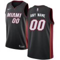 Miami Heat Nike Black Swingman Custom Jersey - Icon Edition
