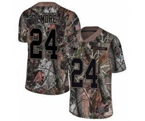 New England Patriots #24 Stephon Gilmore Camo Rush Realtree Limited NFL Jersey