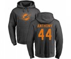 Miami Dolphins #44 Stephone Anthony Ash One Color Pullover Hoodie