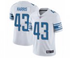 Detroit Lions #43 Will Harris White Vapor Untouchable Limited Player Football Jersey