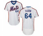 New York Mets Chris Flexen White Alternate Flex Base Authentic Collection Baseball Player Jersey