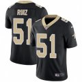 New Orleans Saints #51 Cesar Ruiz Black Team Color Stitched NFL Vapor Untouchable Limited Jersey