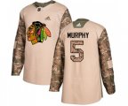 Chicago Blackhawks #5 Connor Murphy Authentic Camo Veterans Day Practice NHL Jersey