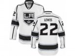 Los Angeles Kings #22 Trevor Lewis Authentic White Away NHL Jersey