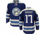 Columbus Blue Jackets #17 Brandon Dubinsky Premier Navy Blue Third NHL Jersey