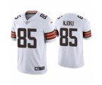 Cleveland Browns #85 David Njoku 2021 White Vapor Untouchable Limited Stitched Football Jersey