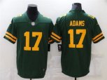 Green Bay Packers #17 Davante Adams Nike 2021 Green Alternate Retro 1950s Throwback Uniforms Jersey