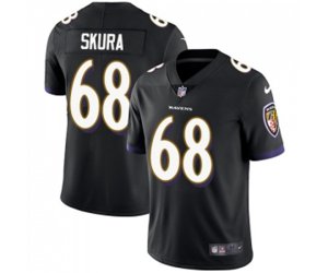 Baltimore Ravens #68 Matt Skura Black Alternate Vapor Untouchable Limited Player Football Jersey
