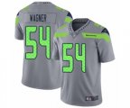 Seattle Seahawks #54 Bobby Wagner Limited Silver Inverted Legend Football Jersey