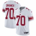 New York Giants #70 Patrick Omameh White Vapor Untouchable Limited Player NFL Jersey