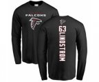 Atlanta Falcons #63 Chris Lindstrom Black Backer Long Sleeve T-Shirt