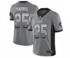 Oakland Raiders #25 Erik Harris Limited Gray Rush Drift Fashion Football Jersey